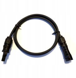 Apar Pv napelemes hosszabbító kábel fekete 6mm MC4 eredeti Staubli EVO2 1m (Przedłużacz PV czarny 6mm z MC4 oryg. 1m EVO2)