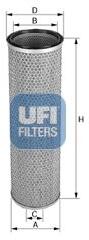 UFI Filtru aer UFI 27.463. 00 (27.463.00) - fixbox