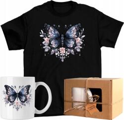  Póló szett Pillangó bögre virágok pillangó butterfly 8 Kész Ajándék