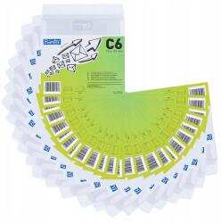 Bantex C6 Fehér Boríték Bantex Öntapadós, Dokumentumokhoz, 114X162 MM, 25 Db