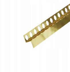 EVISO Fali lejtőléc, aranyszínű fényes, jobb oldali, 120 cm (LSBR-0003)