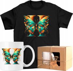  Bögre szett Póló Betű Pillangó Névre szóló Színes 18 Kész Ajándék 128 (AP17.027.128)