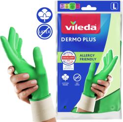 Vileda Kesztyű Vileda Dermo Plus Allergiás Nitril Pamut Bélés L (RĘKAWICZKI VILEDA DERMO PLUS ALERGICZNE L)