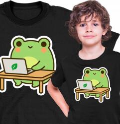  Gyerek Póló Béka Kedves Gyerek Munka 5 Fekete Xs (AP54.128.XS)