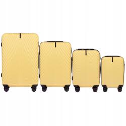 Wings Nagy bőrönd szett XXL Wings Abs+ 4 keréken kemény Utazó bőrönd (SN120-4KPL-I.CREAM)