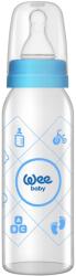 Wee Baby Biberon sticla cu tetina din silicon rotunda, 250ml, Wee Baby