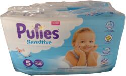 pufies Scutece Sensitive Junior Marimea 5 pentru 11-15kg, 48 bucati, Pufies