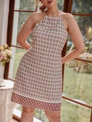 Shein IC85201 Shein Ruha MIDI Geometrikus Minta (19) XXL