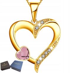 Mennica Świdnicka Arany Nyaklánc Lánc Medál Ezüst 925 Szív Évforduló Feleség