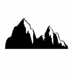  Autós matrica hegyvonulat 15cm x 7cm