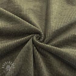  Kordbársony 6W WASHED STRETCH camo green