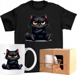  Bögre szett Póló Fekete Cica 18 Kész Ajándék 116 (AP32.1463.116)