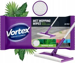 Vortex Nedves Mop Pótfej Tropical Oasis Illattal, 15 db (VORTEX MOKRE ŚCIERECZKI WYMIENNE DO MOPA)
