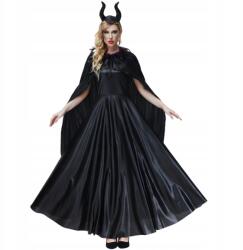  Női Boszorkány Jelmez, Size L, köpeny, szarvas fejpánt (6978272311312)