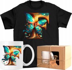  Bögre szett Póló Betű Pillangó Névre szóló Színes 20 Kész Ajándék 116 (AP17.029.116)