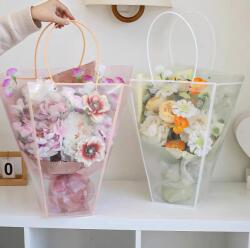 10 db-os virágtartó táska szett, Átlátszó kézitáska, Flower Box (H2310310)
