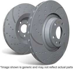 EBC BRAKES Disc frana axa fata [cu ventilare interioara si streatie pe exterior] EBC BRAKES GD2026 (GD2026)