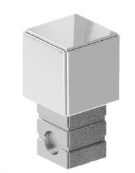 EVISO Sarokzáró Elem P Profilhoz 12mm Ezüst Fényes (FICS-0003)