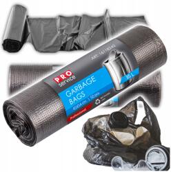 PRO service Szemeteszsák 50db Fekete Pro Hdpe Erős Tekercs Háztartás Iroda 45x54 35l (Worki 50szt Czarne Rolka Dom Biuro 45x54 35l)