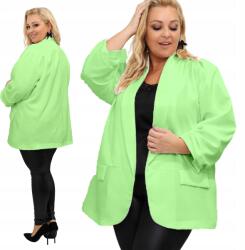  Női Blézer Plus Size lime