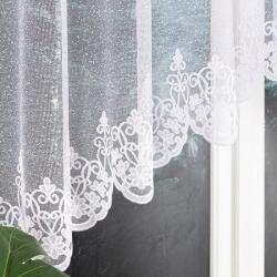  Klasszikus függöny 105x400 jacquard fehér békás függöny (ŻANETA 105x400)