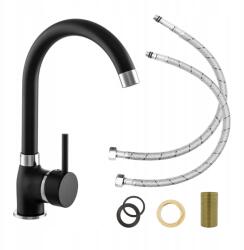 Konyhai Csaptelep Mosogató Csaptelep Beta Fekete (BETA CZARNA KUCHENNA ZLEW KRAN)