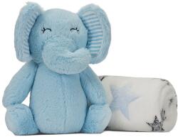 Lorelli Бебешко одеяло Lorelli - Nappy, 90 х 75 cm, синьо слонче (10340182501) - baby