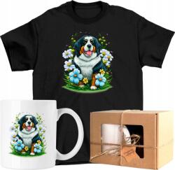  Bögre szett Póló Kutya Virágok Művészet 1 Kész Ajándék 140 (AP45.128.140)