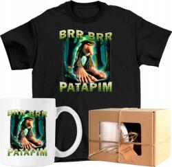  Bögre szett Póló Brr Brr Patapim brainrot majom 3 Kész Ajándék 104 (AP44.34.104)