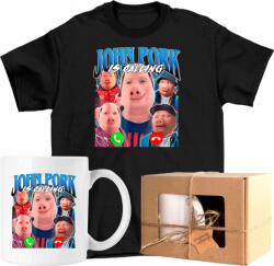  Bögre szett Póló john pork malac brainrot vicc 2 Kész Ajándék 104 (AP44.51.104)