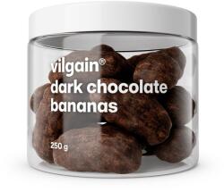 Vilgain Banane în ciocolată -⁠ bucăți moi de banane uscate acoperite cu ciocolată neagră 65%, uscate ușor la temperaturi scăzute, fără agenți de glazurare - vilgain - 36,99 RON