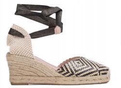 Wonders Espadrilles YD-MU01 38 Miami Negro Mechanikus Sarok (YD-MU01)