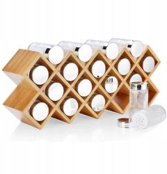 Timeless Tools 18 részes bambusz fűszertartó állvány (HOP1001758)