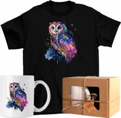  Póló Bögre Bagoly Színes Művészet 08 Kész Ajándék