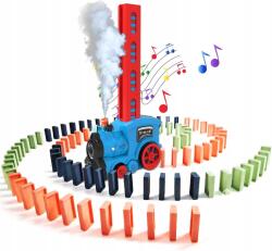 Elektromos Mozdony Domino Építőkockákhoz 80 db-os Építőkocka 3+