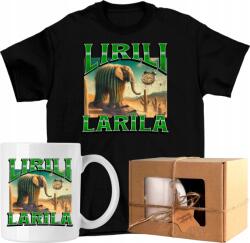  Bögre szett Póló Lirili Larila elefánt brainrot 2 Kész Ajándék 116 (AP44.61.116)