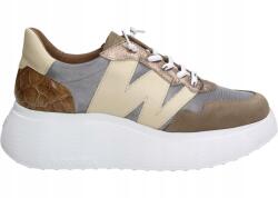 Wonders Félcipők A-3631 42 Roma Trend I Combinacion Taupe (A-3631)