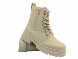 News Női Bakancs News 5020, bézs, cipzáras, Size 36-41 (22BT26-5020 BEIGE)