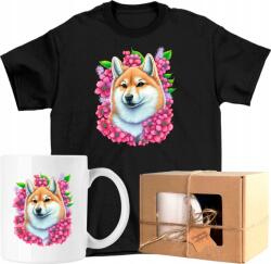  Bögre szett Póló Kutya Virágok Művészet 10 Kész Ajándék Xs (AP45.129.XS)