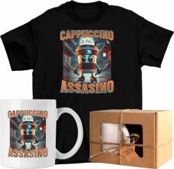  Bögre szett Póló Cappuccino Assassino brainrot 2 Kész Ajándék 116 (AP44.38.116)