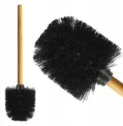 Rodeno Wc Kefe Fekete Bambusz Nyéllel Fürdőszobai Masszív Minőség (ROD0331)