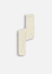 Coccodrillo Harisnyanadrág lányoknak Ecru Flitter mintás 152/158 Coccodrillo WC5 (5904986542699)