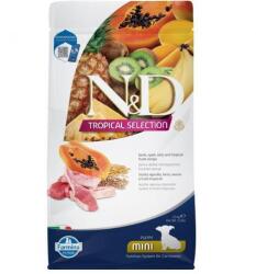  N&D Tropical Selection Dog Bárány, Tönkölybúza, Zab, Trópusi gyümölcsök - Puppy mini 1, 5kg