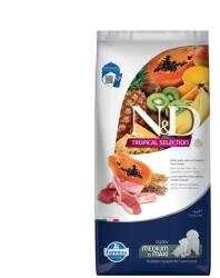  N&D Tropical Selection Dog Lamb Puppy medium/maxi - bárány, tönkölybúza, zab, trópusi gyümölcsök 10kg