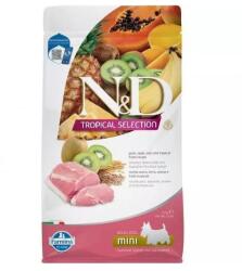  N&D Tropical Selection Dog Pork Adult Mini - sertés, tönkölybúza, zab, trópusi gyümölcsök felnőtt mini 1, 5kg