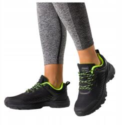  Fekete Női Sport Túracipő Fűzött Kényelmes Softshell R 39 (7100010000397)