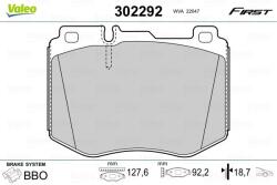 VALEO Set placute frana VALEO 302292 (302292)