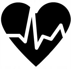  Autós matrica szív életvonal 15cm x 13cm