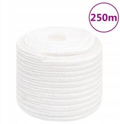 VidaXL Vitorláskötél, egyszínű fehér, 16 mm, 250 m, polipropilén (152575)