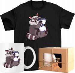  Bögre szett Póló Mosómedve Vicces Mém 2 Kész Ajándék 140 (AP45.192.140)